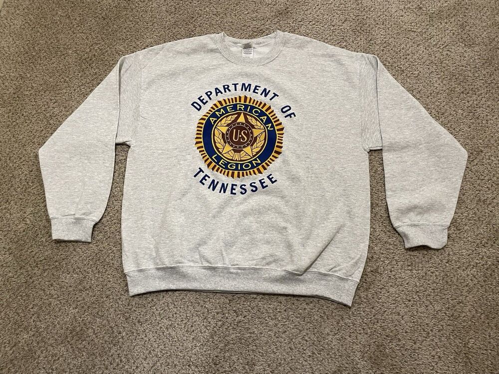 American Legion Tennessee Sweatshirt Crewneck Gildan Men's XL